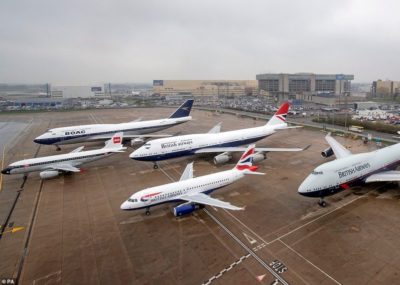 Used For - BA 747 Tribute.